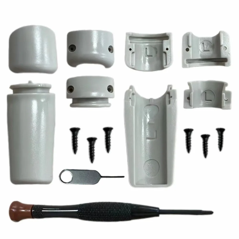 Plastic Headphone Hinge Repair Kit Arm Connector Complete Set Plastic Hinge Slider Connector for
